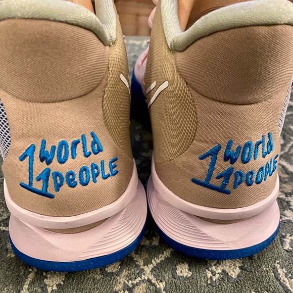 Nike Kyrie 7 “1 World 1 People” Regal Pink Sneaker NEW! Size 17 - Picture 7 of 9